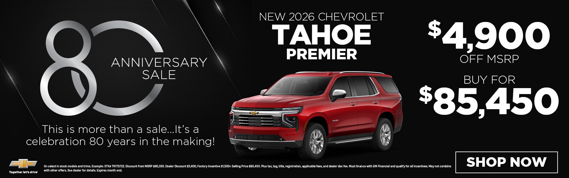 New 2026 Chevrolet Tahoe Premier