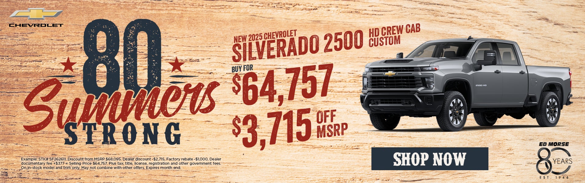 New 2025 Chevrolet  Silverado 2500 HD CREW CAB CUSTOM