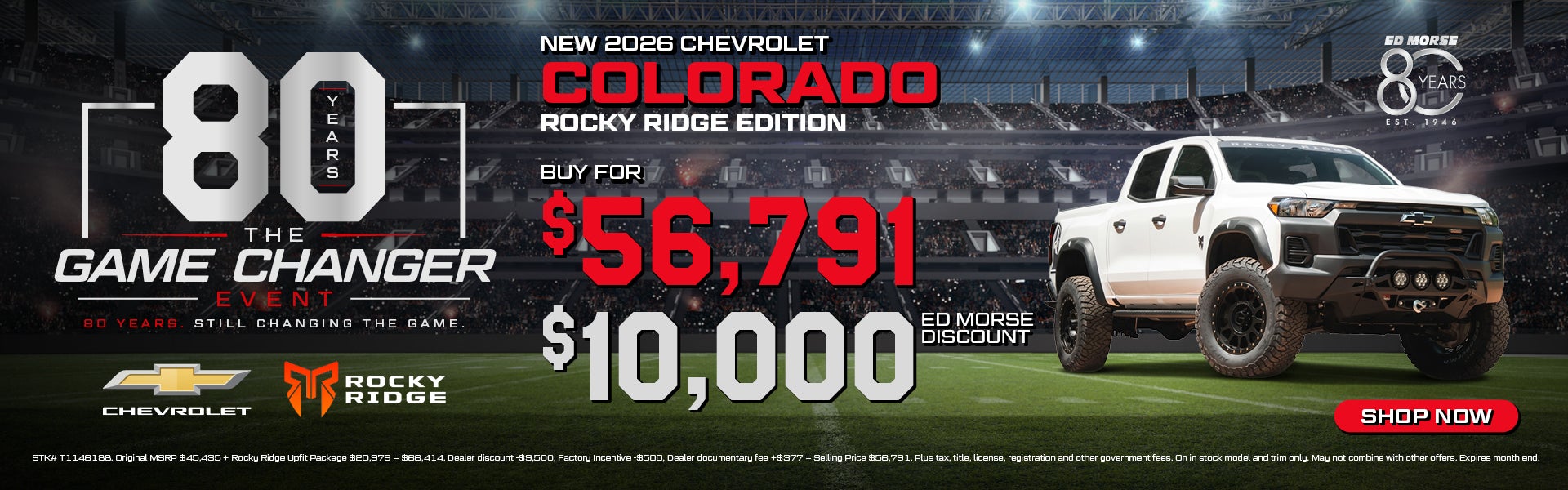 New 2026 Chevrolet Colorado ROCKY RIDGE EDITION